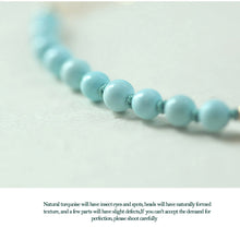 Load image into Gallery viewer, Turquoise Baby Blue Elegant Fresh Literary Girl&#39;s Thin Bracelet
