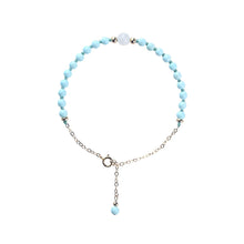 Load image into Gallery viewer, Turquoise Baby Blue Elegant Fresh Literary Girl&#39;s Thin Bracelet
